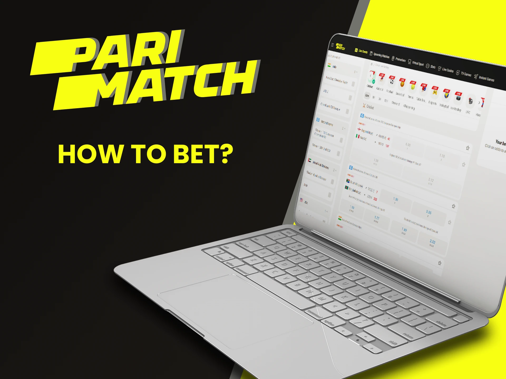 Find out how to bet on sports with Parimatch.