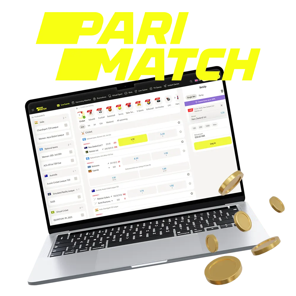 You need to make a deposit to start betting at Parimatch.