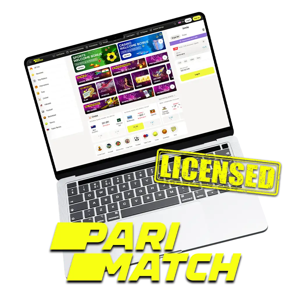 Parimatch operates in India under license.