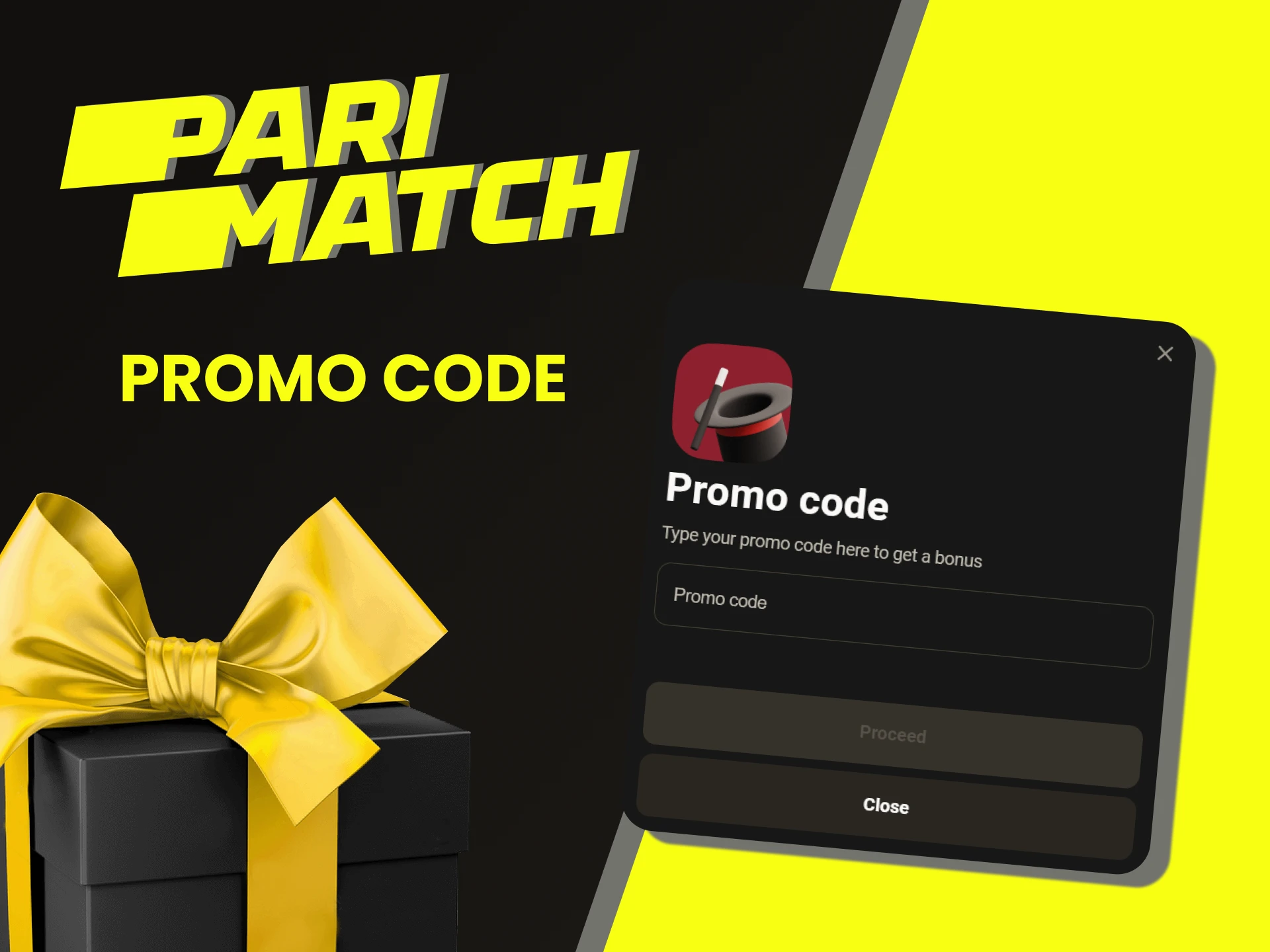 On the Parimatch website you can use a bonus promotional code.