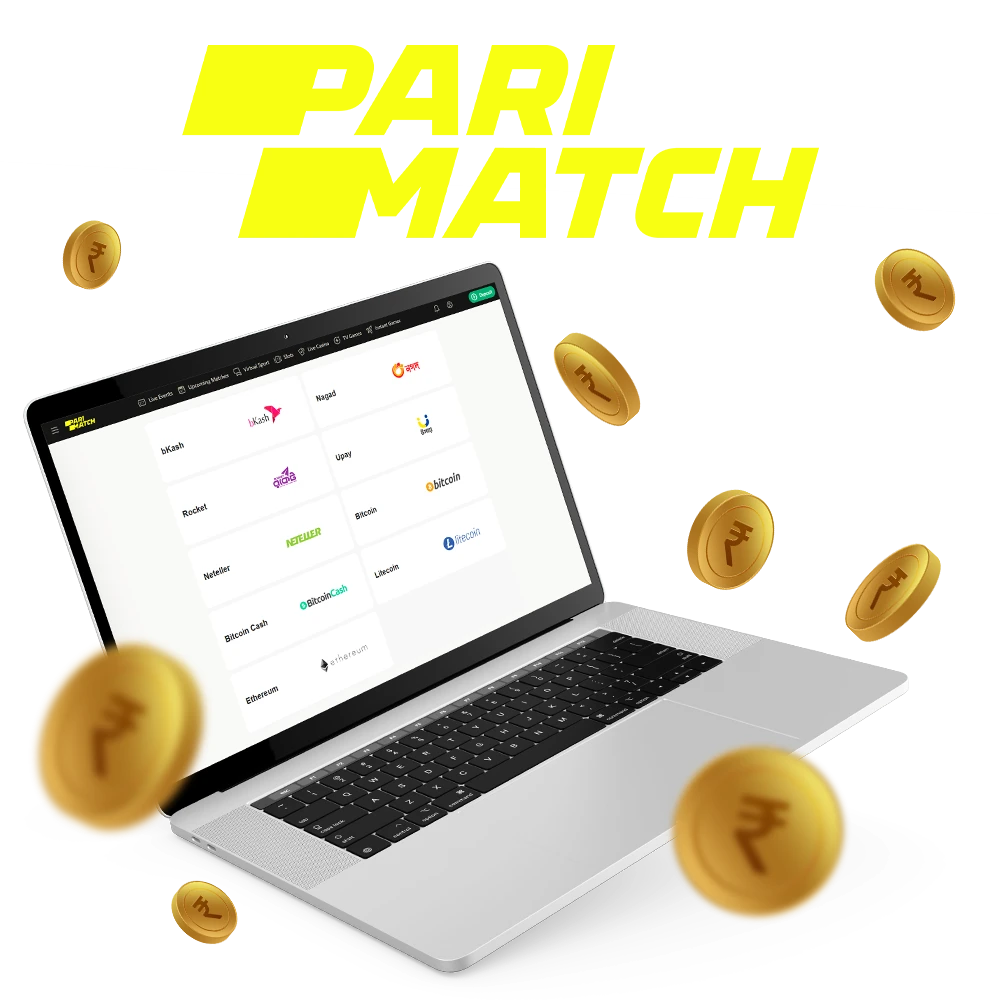Parimatch India provides players with many popular payment systems and security of their data.