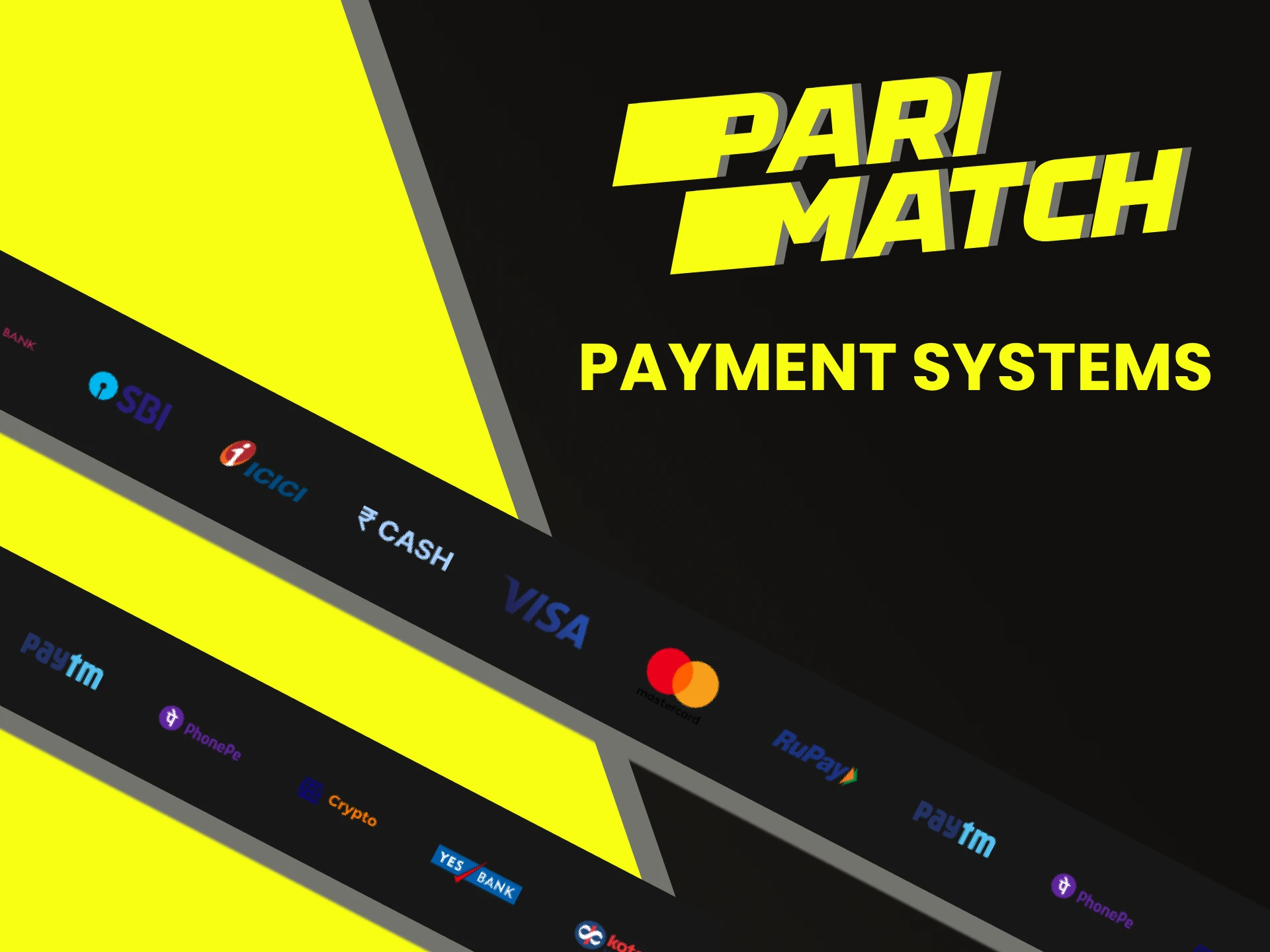 We will tell you what payment methods are available on Parimatch.